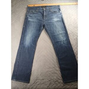 Big Star Union Regular Straight Leg Jeans Mens40R Medium Wash Blue Denim Stretch